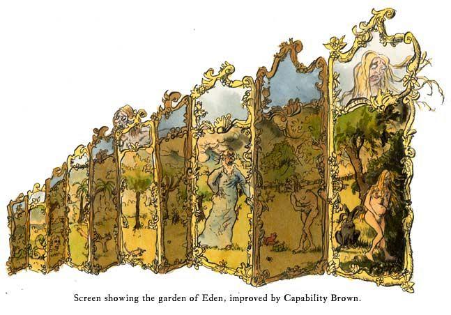 The Garden of Eden, screen by Capability Brown