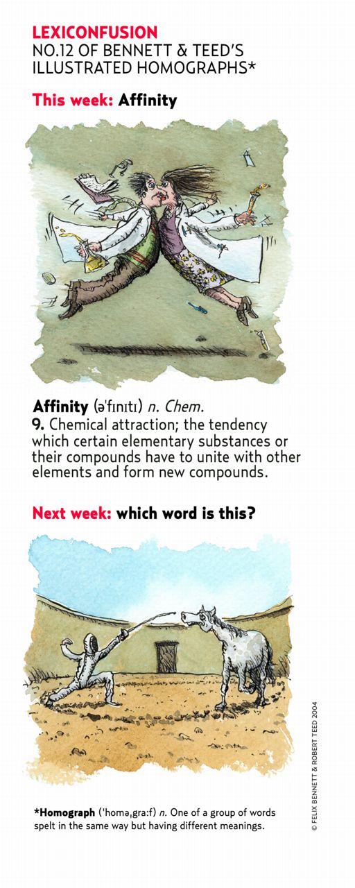 Lexiconfusion: Affinity
