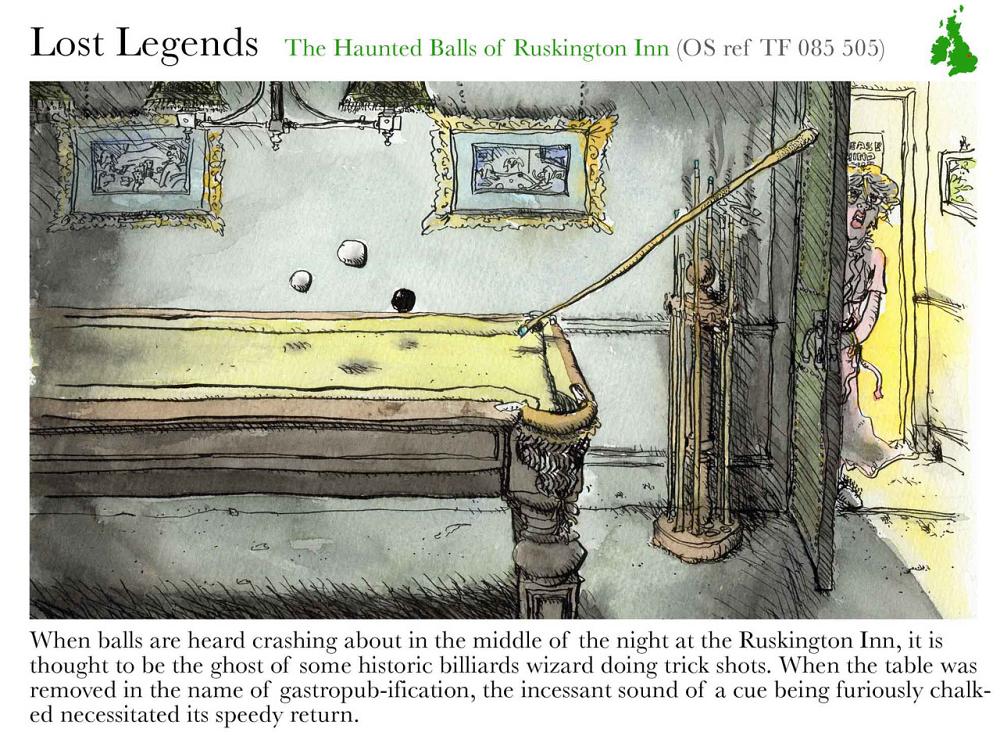 The Haunted Balls of Ruskington Inn 