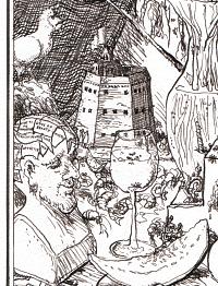 Vanitas Detail: Phrenology, Flies, Theatre